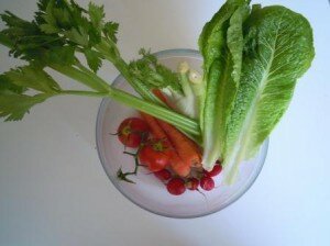  centrotavola natalizio con le verdure 