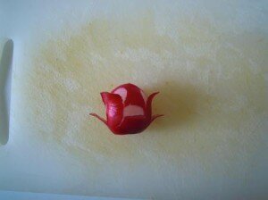  centrotavola natalizio con le verdure 