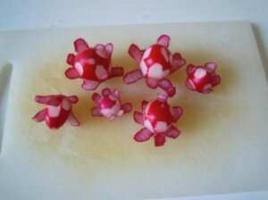  centrotavola natalizio con le verdure 