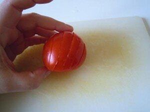 centrotavola natalizio con le verdure