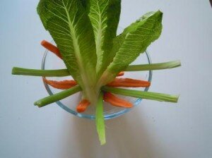  centrotavola natalizio con le verdure 