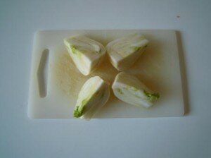 centrotavola natalizio con le verdure 