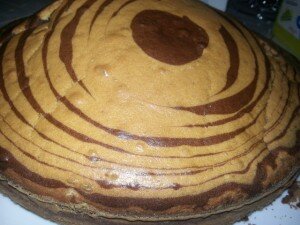 torta zebrata