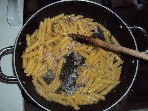 Pasta con Tonno e Scalogno