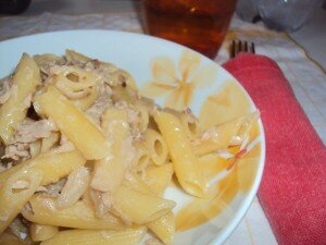 Pasta con Tonno e Scalogno